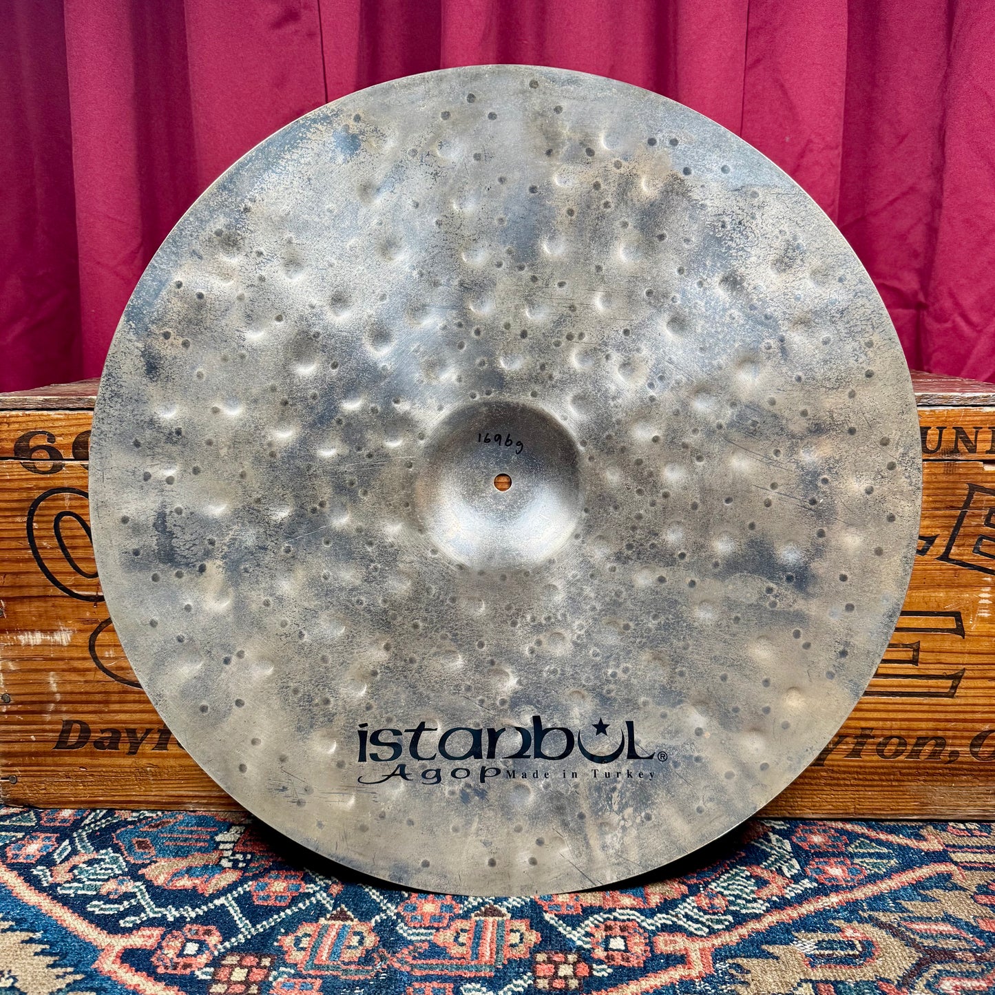 22" Istanbul Agop Xist Dry Dark Crash Cymbal 1696g *Video Demo*