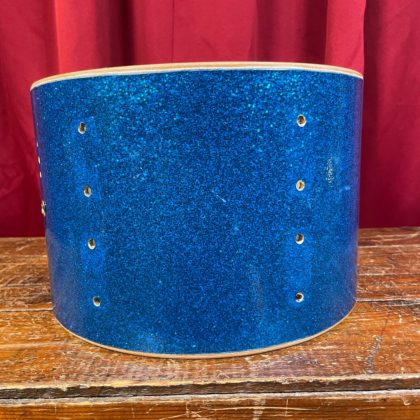 1960s Rogers Cleveland Holiday 8x12 Tom Shell Blue Sparkle Beavertail