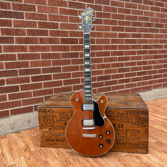 1975 Hagstrom Swede Electric Guitar Natural Mahogany w/ OHSC