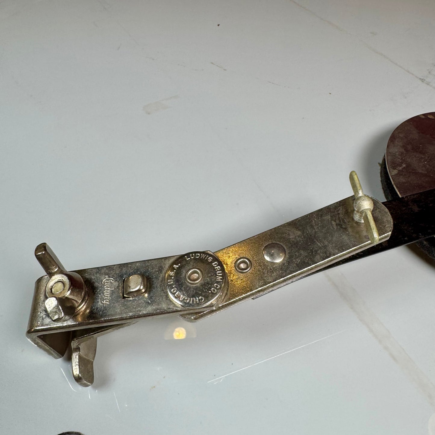 1960s  Ludwig Adjustable Bass Drum Muffler No. 136