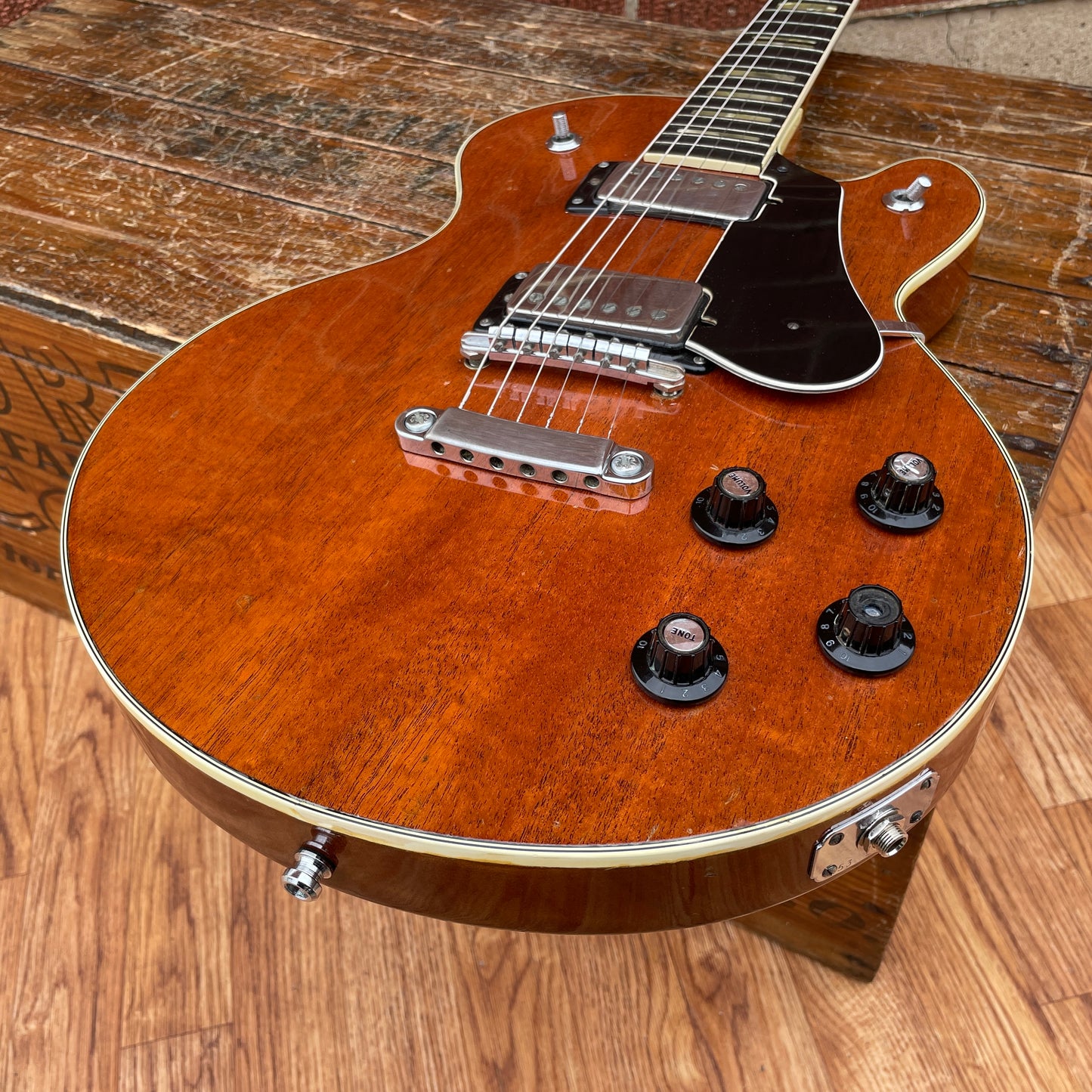 1975 Hagstrom Swede Electric Guitar Natural Mahogany w/ OHSC