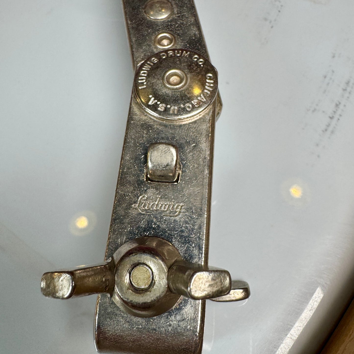 1960s  Ludwig Adjustable Bass Drum Muffler No. 136