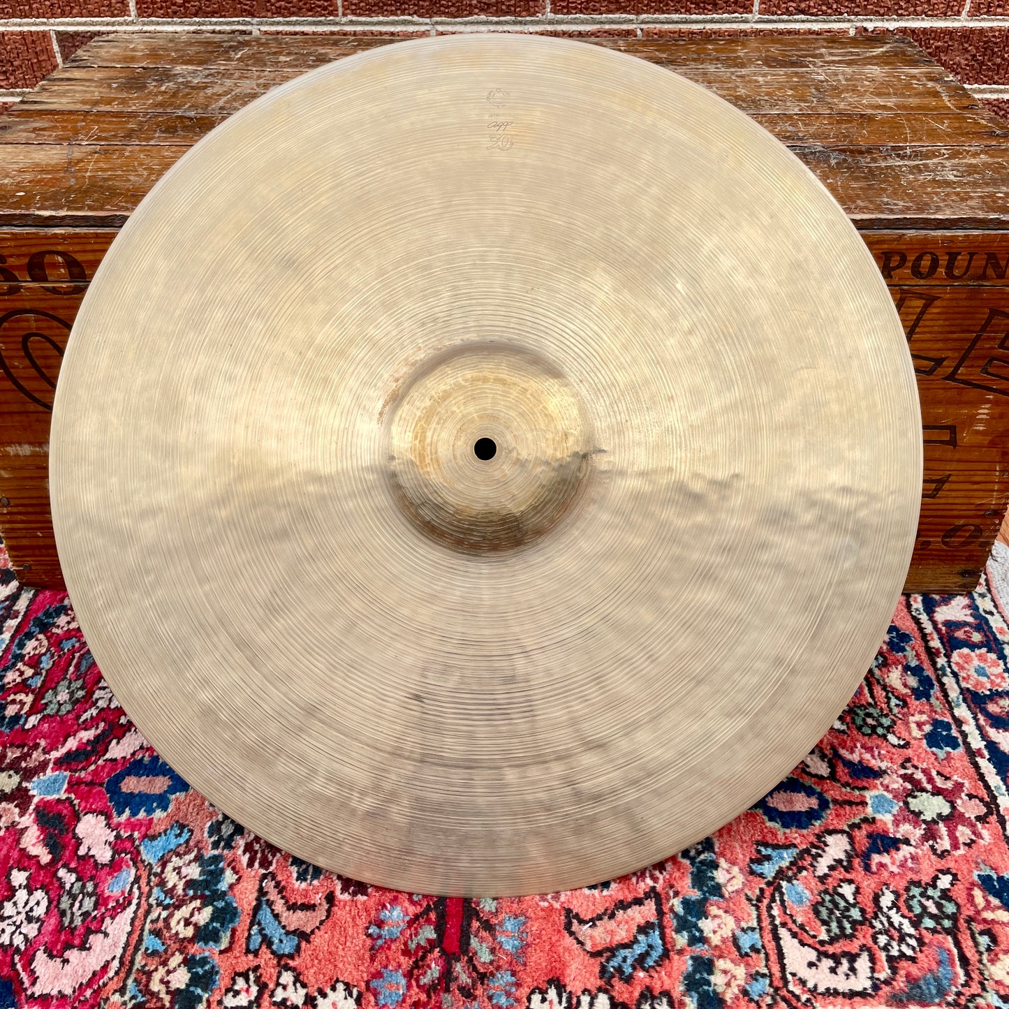22" Istanbul Agop 2010 1st Run 30th Anniversary Ride Cymbal 2493g *Video Demo*