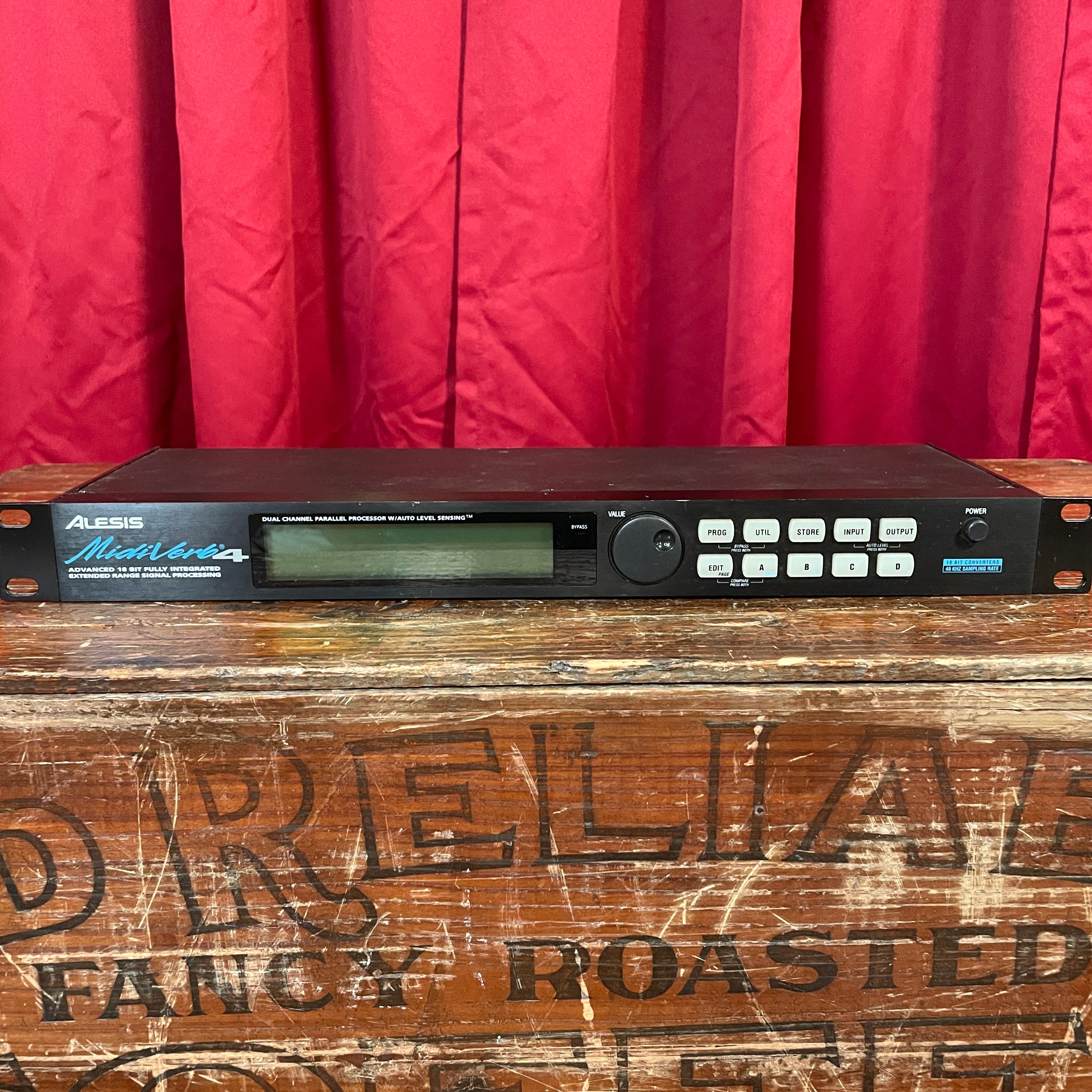 Alesis Reverb Rack Alesis MidiVerb 4 Rackmount Reverb Effects Processor – Drugan's Drums ...