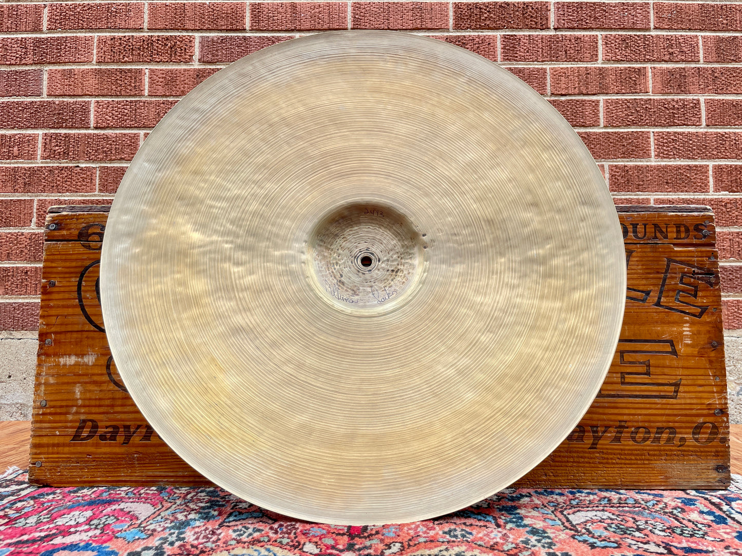 22" Istanbul Agop 2010 1st Run 30th Anniversary Ride Cymbal 2493g *Video Demo*