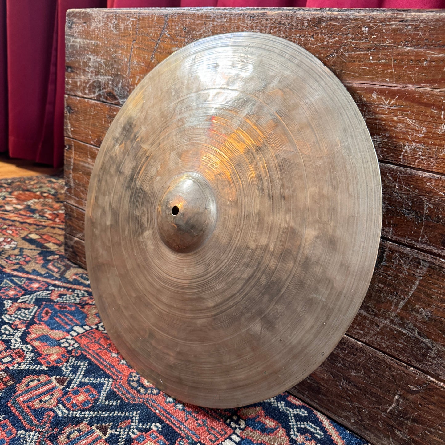17" K Zildjian Constantinople 1920s/1930s Trap Ride Cymbal 2052g