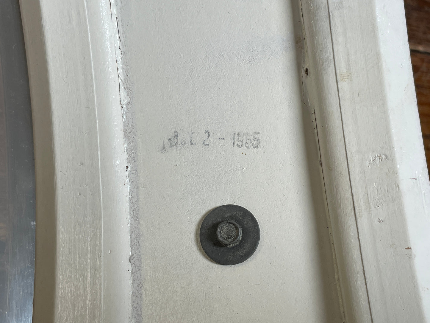 1965 Ludwig Downbeat 4x14 Snare Drum Red Sparkle