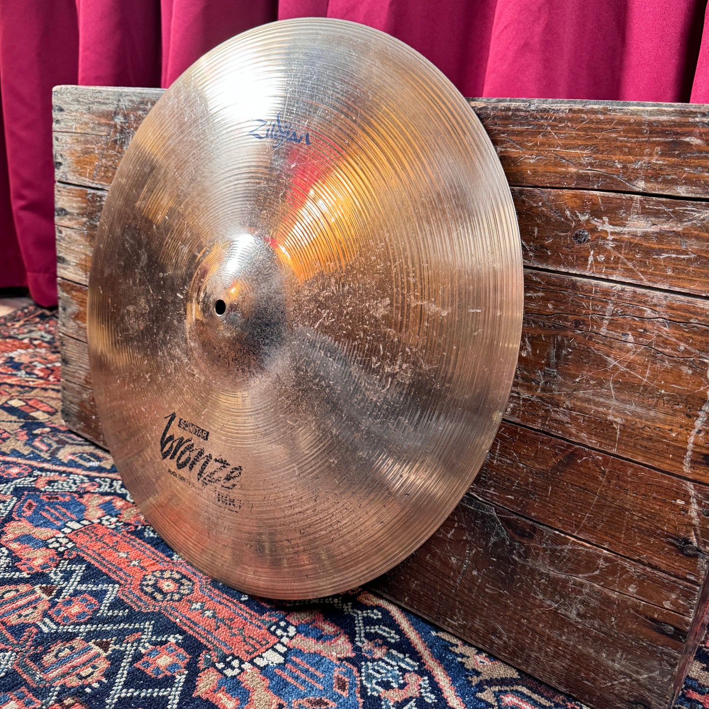 20" Zildjian Scimitar Bronze Rock Ride Cymbal 2220g *Video Demo*