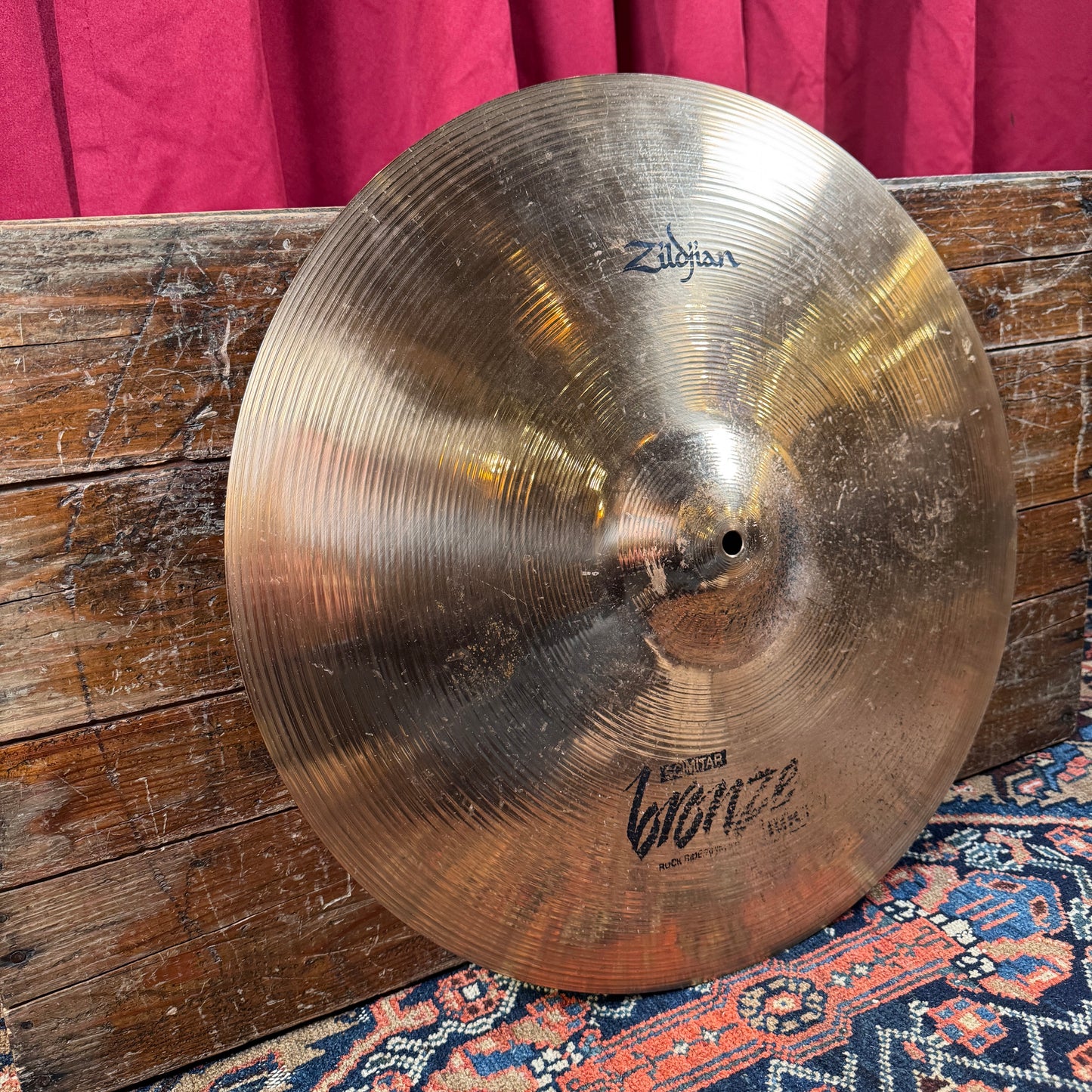 20" Zildjian Scimitar Bronze Rock Ride Cymbal 2220g *Video Demo*