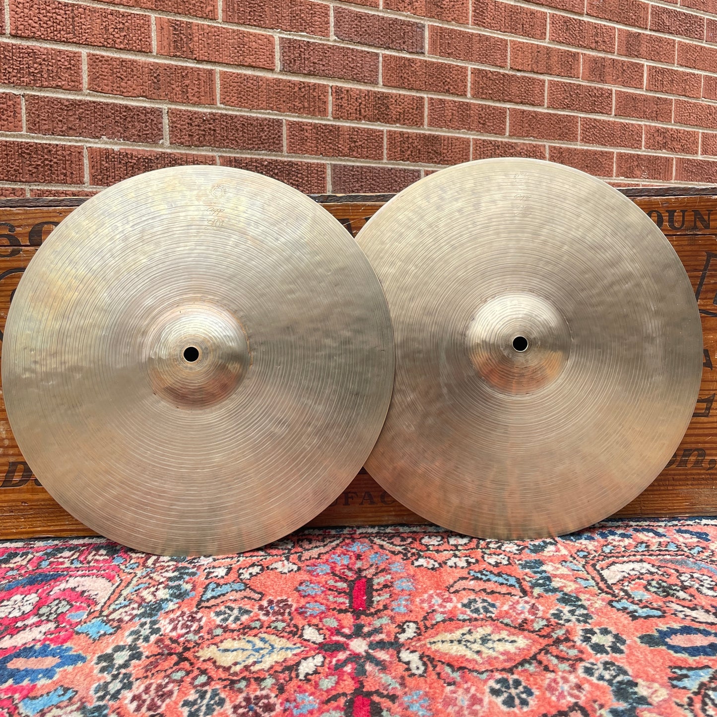 14" Istanbul Agop 30th Anniversary Hi-Hat Cymbal Pair 648g/677g *Video Demo*