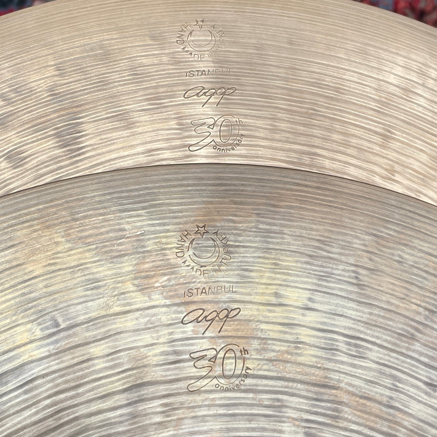 14" Istanbul Agop 30th Anniversary Hi-Hat Cymbal Pair 648g/677g *Video Demo*