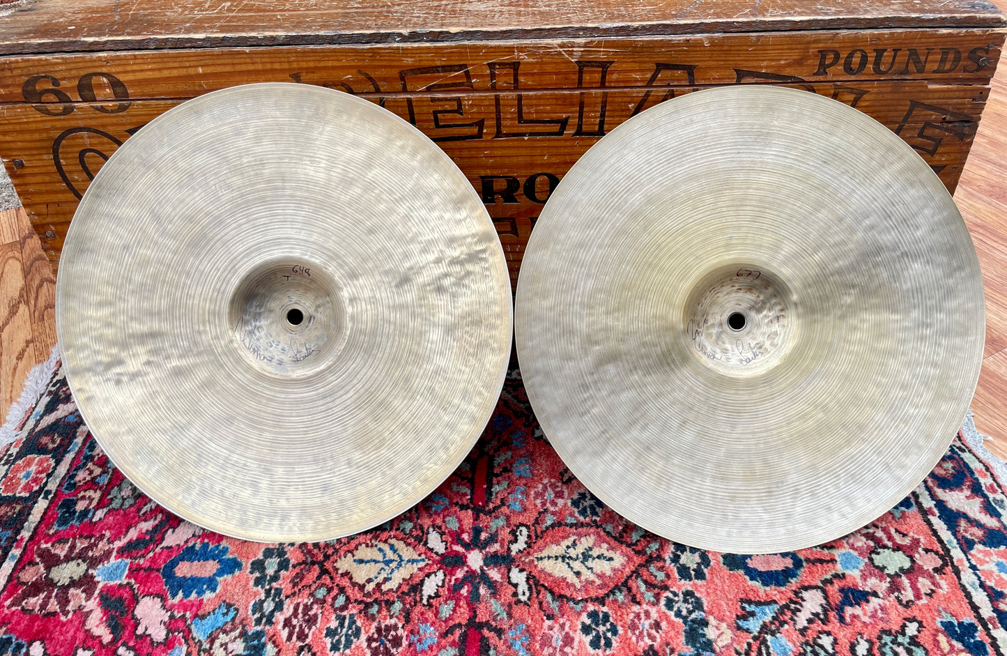 14" Istanbul Agop 30th Anniversary Hi-Hat Cymbal Pair 648g/677g *Video Demo*