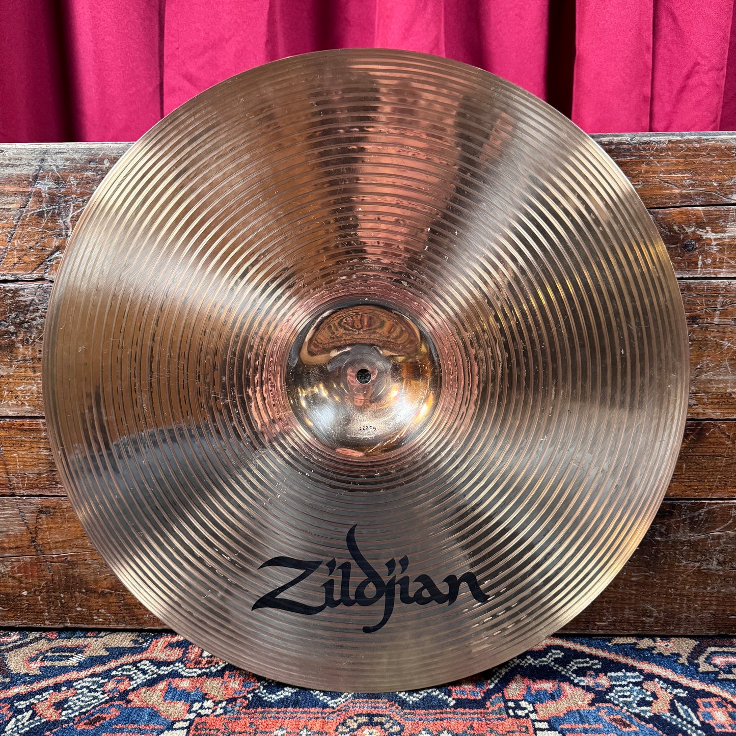 20" Zildjian Scimitar Bronze Rock Ride Cymbal 2220g *Video Demo*
