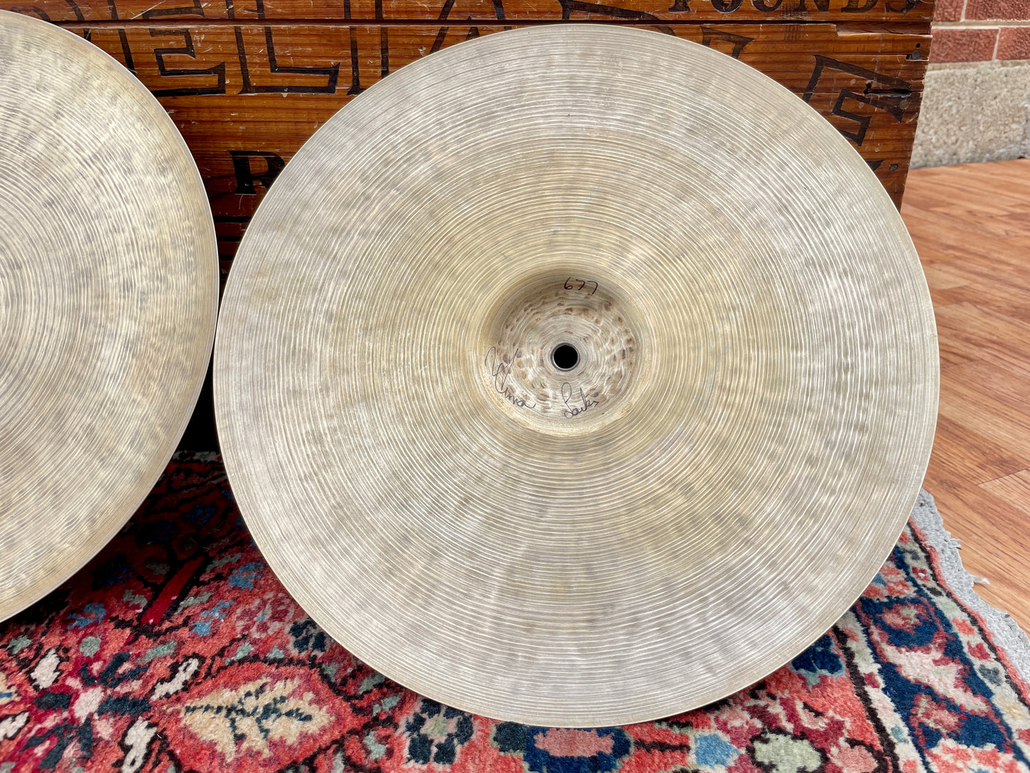 14" Istanbul Agop 30th Anniversary Hi-Hat Cymbal Pair 648g/677g *Video Demo*