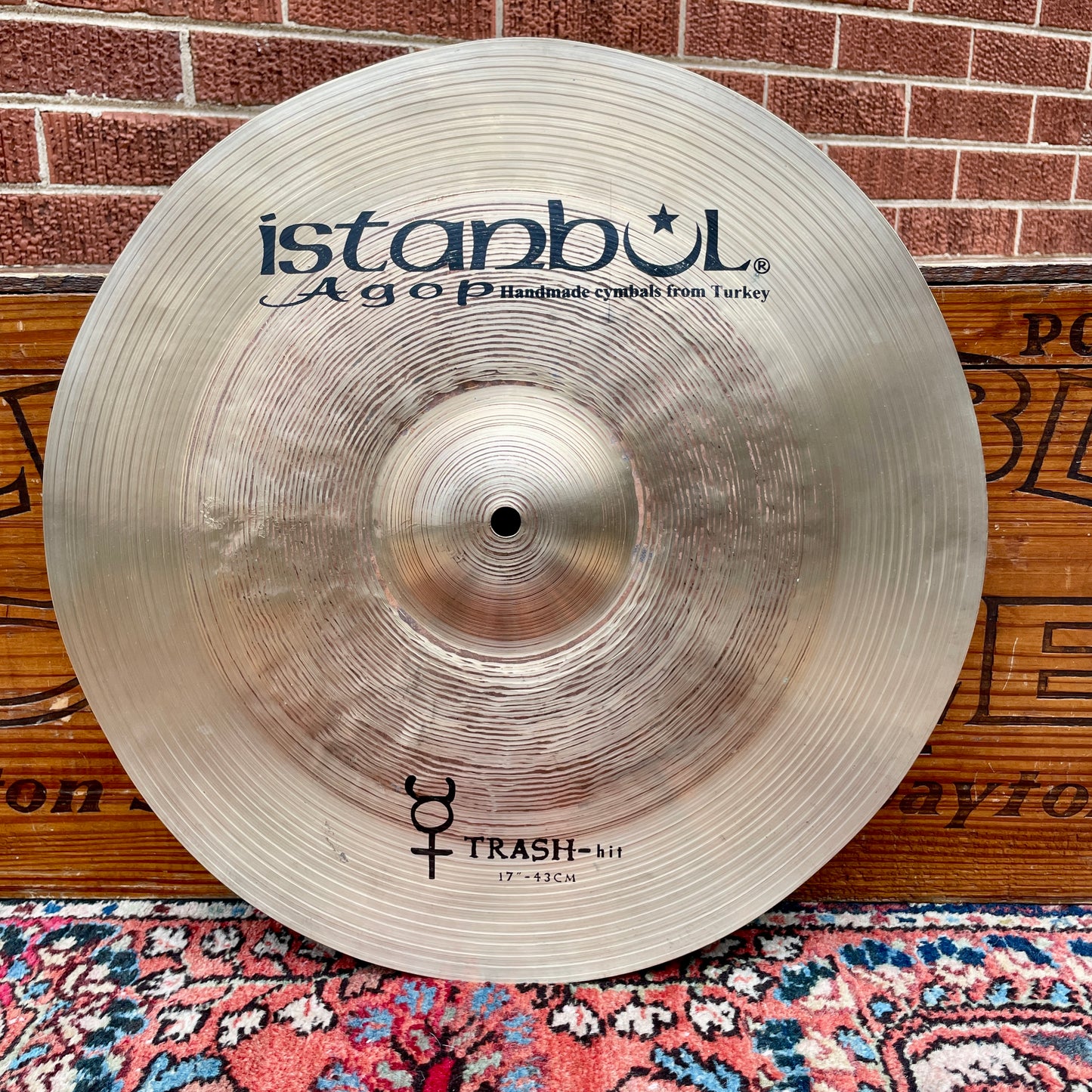17" Istanbul Agop Traditional Trash Hit China Cymbal 1114g *Video Demo*