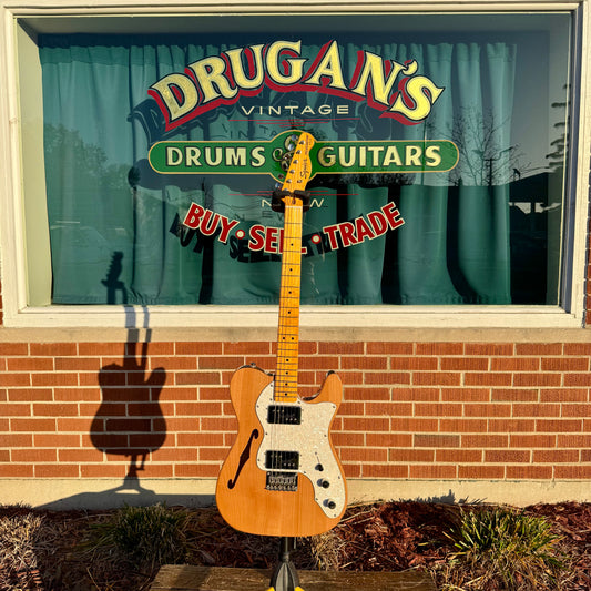 2023 Fender Squier Classic Vibe '70s Telecaster Thinline Electric Guitar Natural