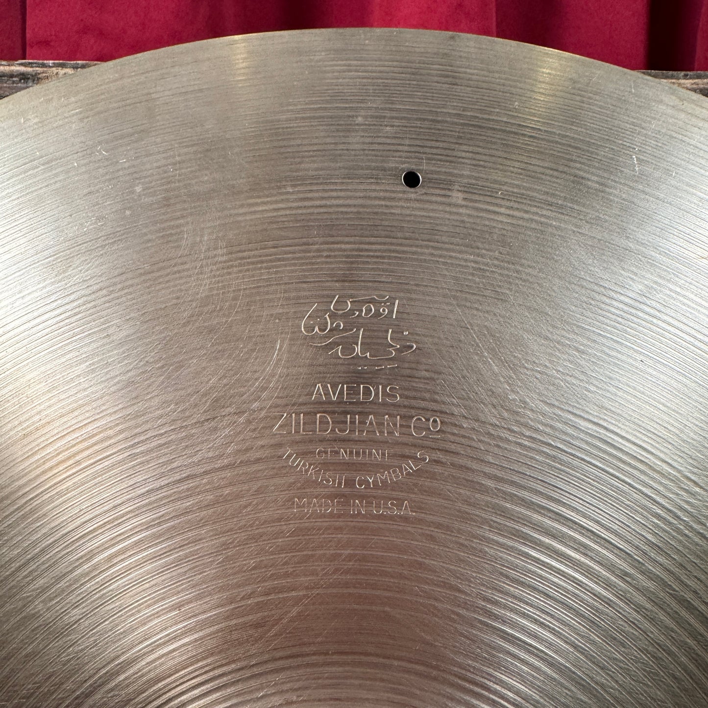 18" Zildjian A 1950s Large Stamp Sizzle Crash Ride w/ Rivet Holes 1520g *Video Demo*