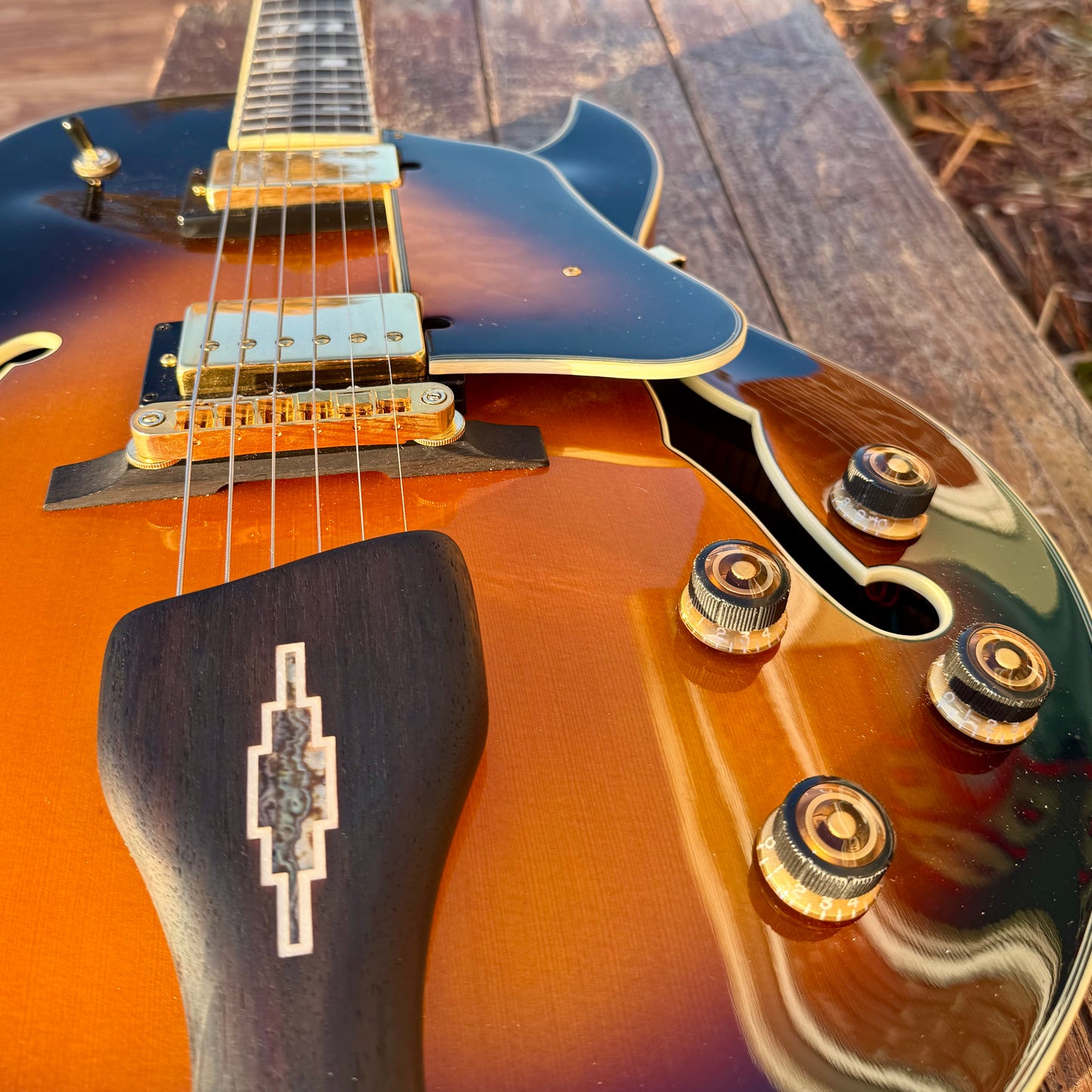 Ibanez LGB30 George Benson Signature Hollowbody Electric Guitar Vintage Sunburst w/ OHSC