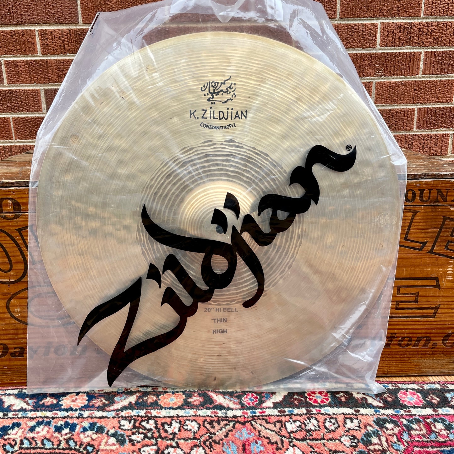 20" Zildjian K Constantinople No Longer Made Hi Bell Thin High Ride Cymbal 1886g *Video Demo*