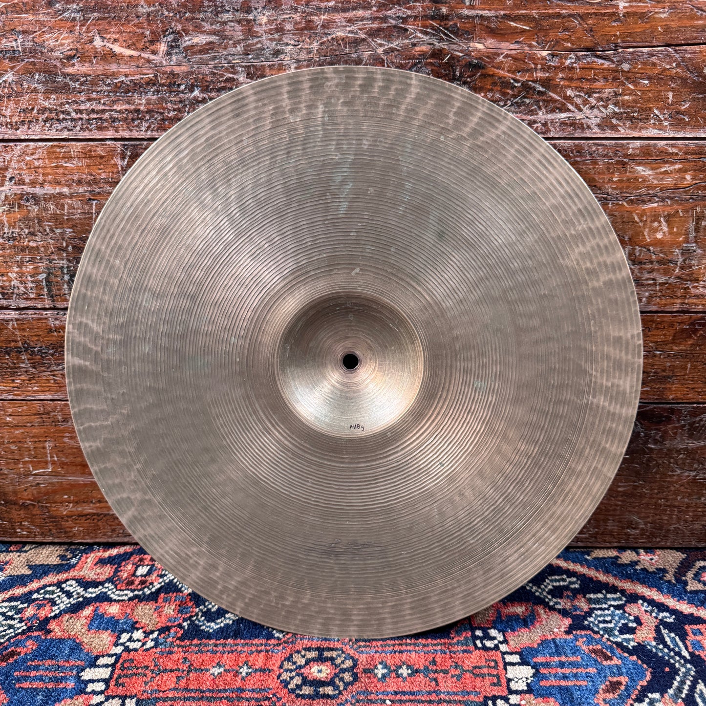 15" Zildjian A 1950s Trans Stamp Hi-Hat Cymbal Pair 1414g/1418g *Video Demo*
