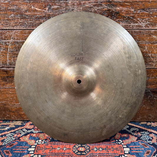 15" Zildjian A 1950s Small Stamp Medium Thin Fast Crash Cymbal 842g *Video Demo*