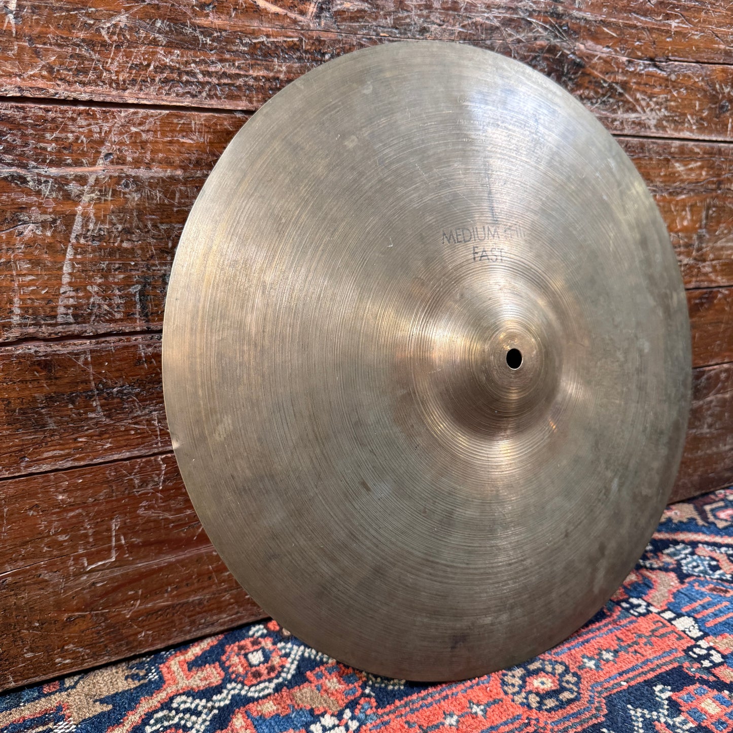 15" Zildjian A 1950s Small Stamp Medium Thin Fast Crash Cymbal 842g *Video Demo*