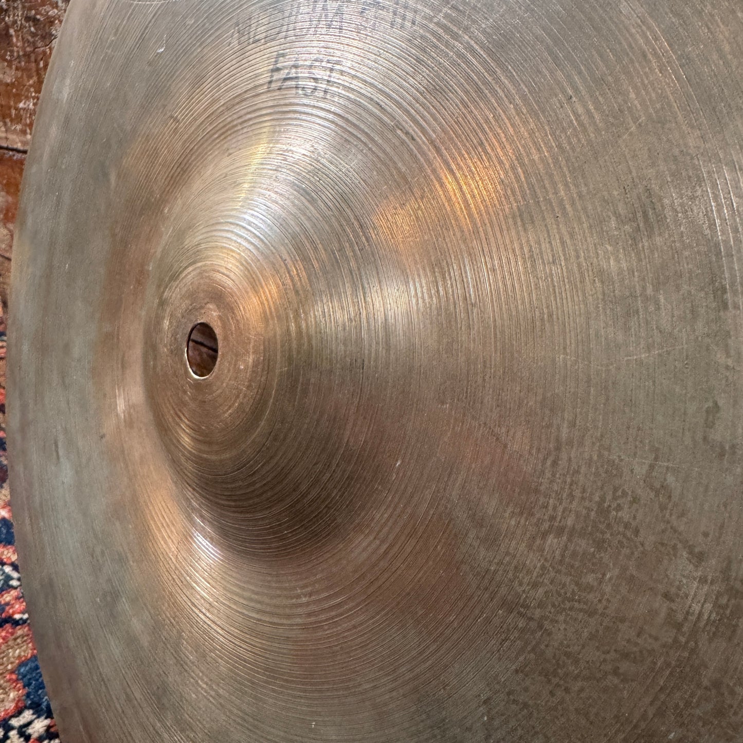 15" Zildjian A 1950s Small Stamp Medium Thin Fast Crash Cymbal 842g *Video Demo*