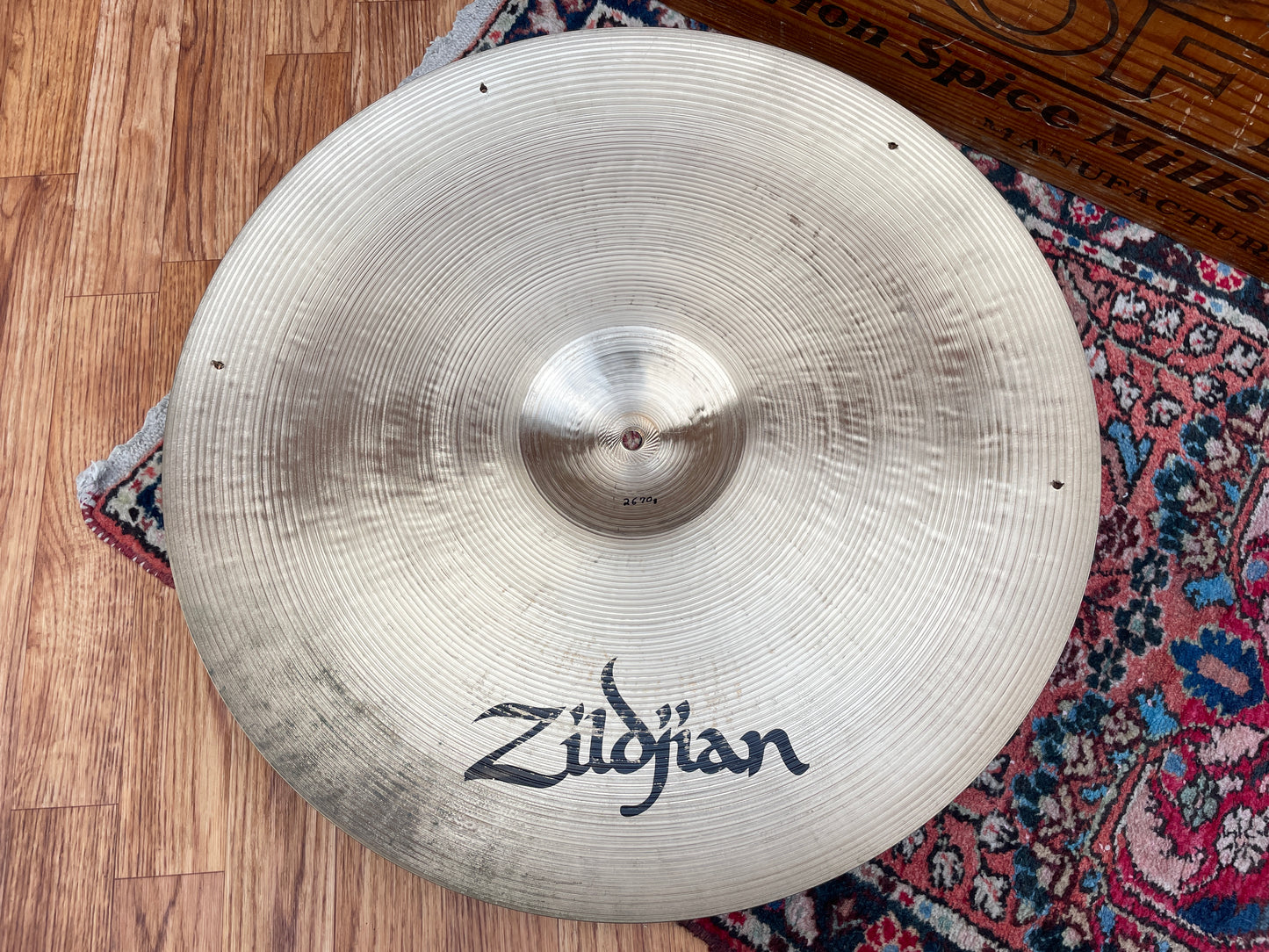 22" Zildjian K Jazz Ride Cymbal w/ Rivets IAK 2670g *Video Demo*