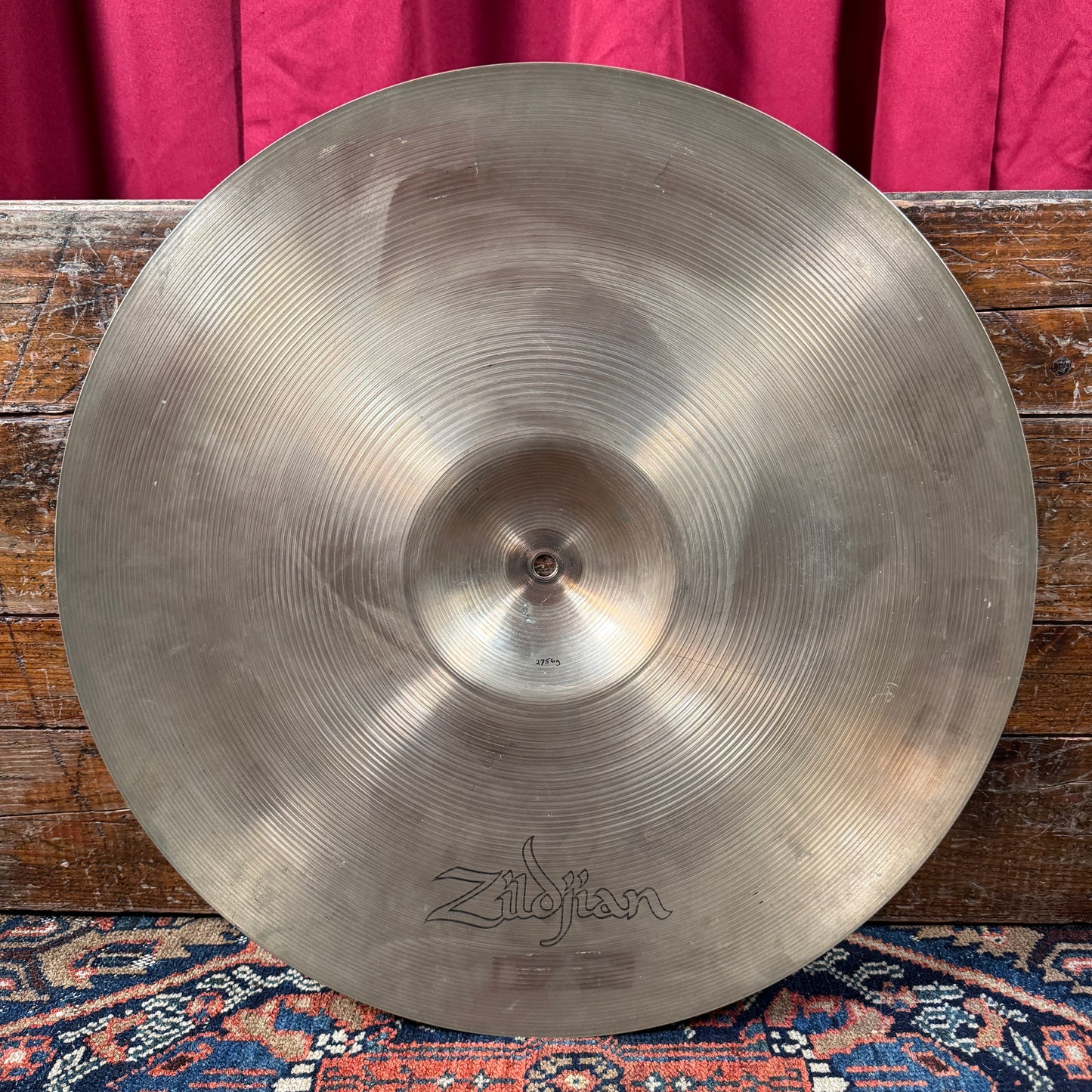20" Zildjian A 1970s Ride Cymbal 2756g Hollow Logo *Video Demo*
