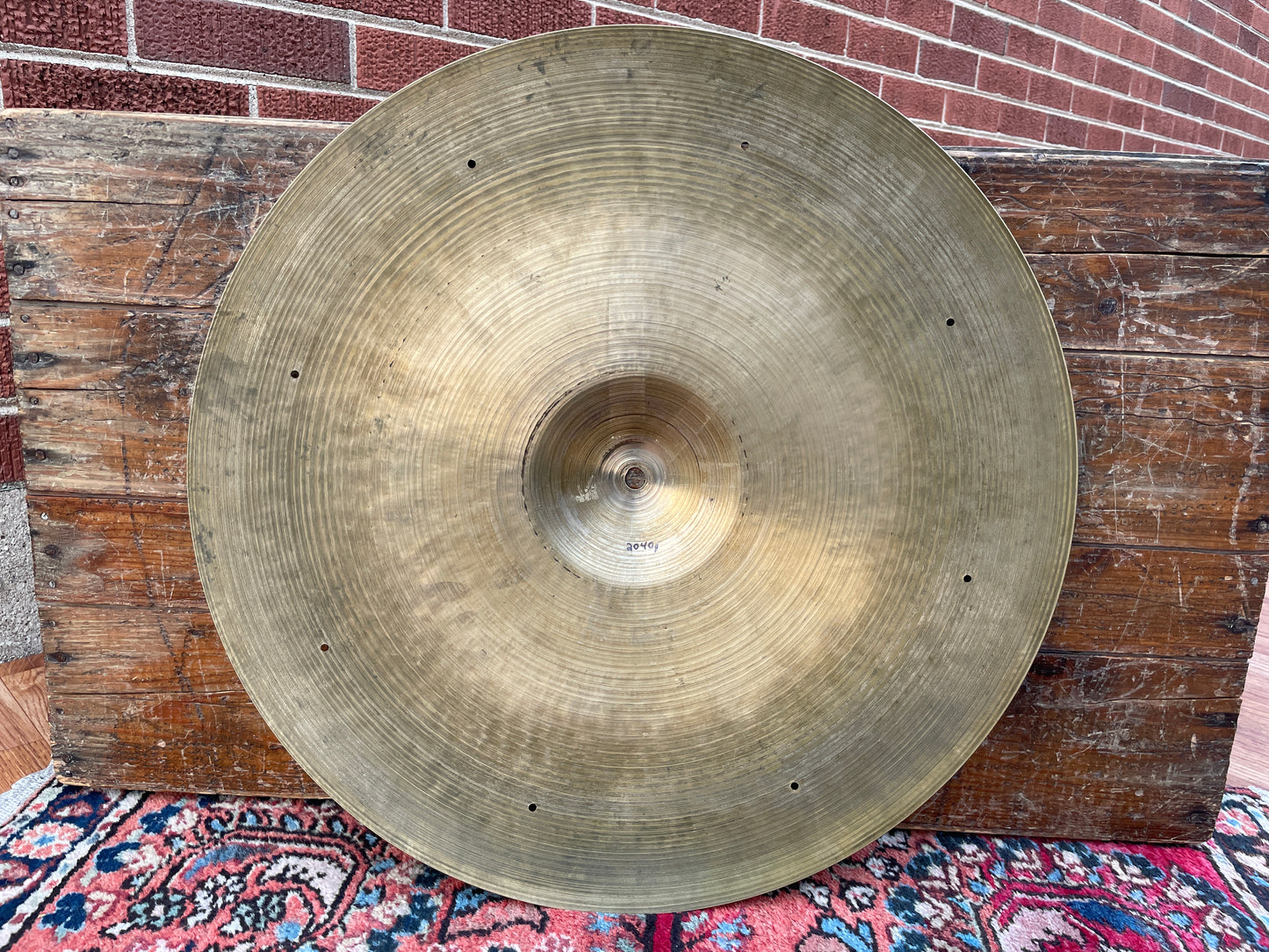 20" Zildjian A 1950s Small Stamp Sizzle Ride Cymbal 2040g *Video Demo*