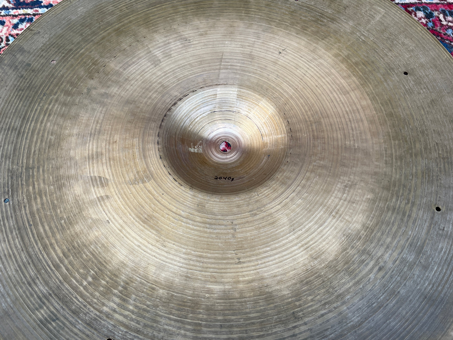 20" Zildjian A 1950s Small Stamp Sizzle Ride Cymbal 2040g *Video Demo*