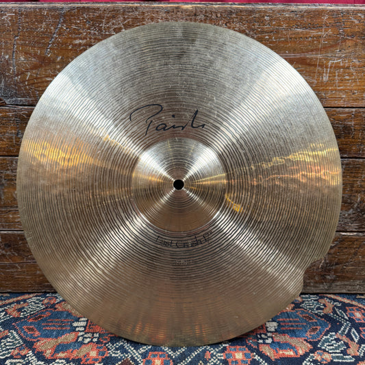 17" Paiste Signature Fast Crash Cymbal 1108g Repaired *Video Demo*