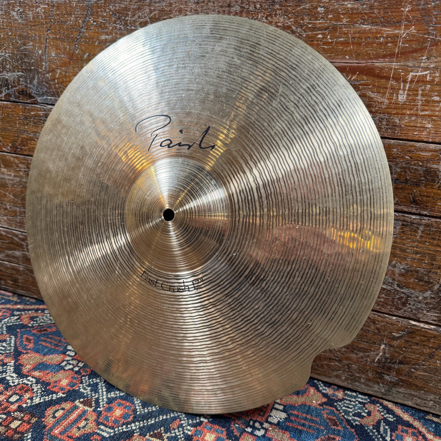 17" Paiste Signature Fast Crash Cymbal 1108g Repaired *Video Demo*