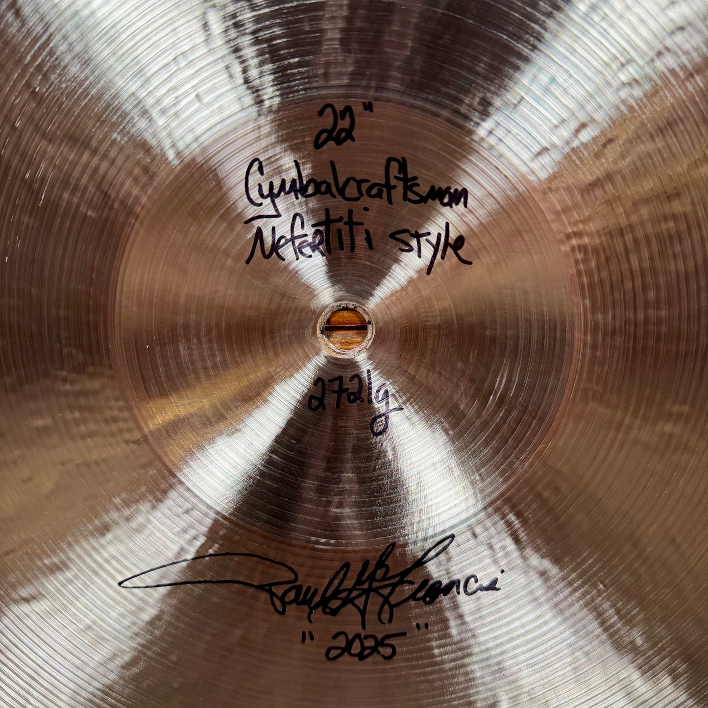 22" Royal Cymbals Cymbal Craftsman Nefertiti Style Ride 2721g *Video Demo*
