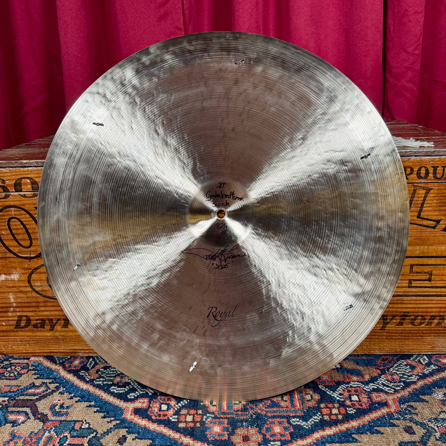 20" Royal Cymbals Cymbal Craftsman Swish China w/ 6 Rivets 1829g *Video Demo*