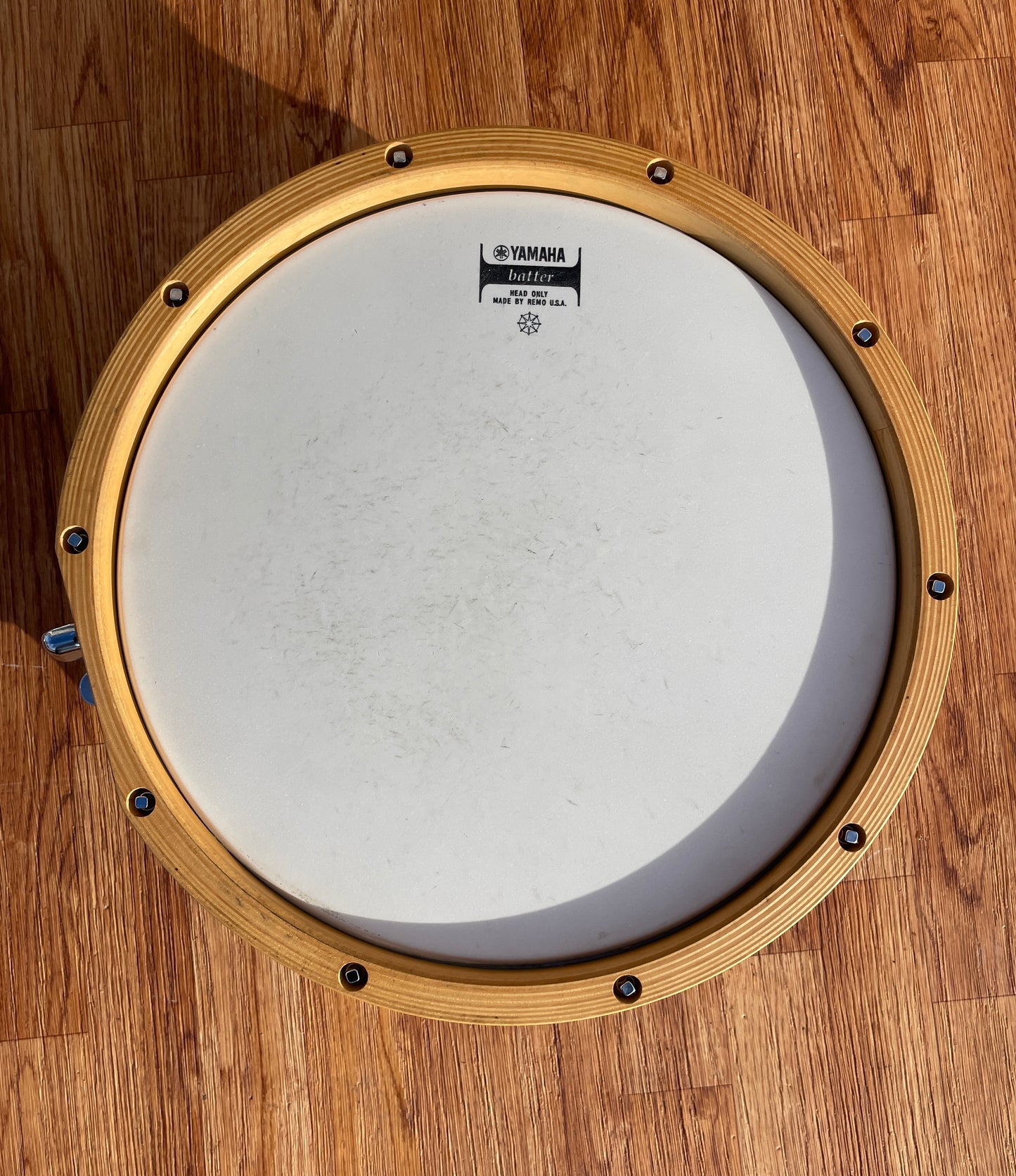 Yamaha Anton Fig 6x14 Snare Drum Black w/ Maple Wood Hoops MIJ