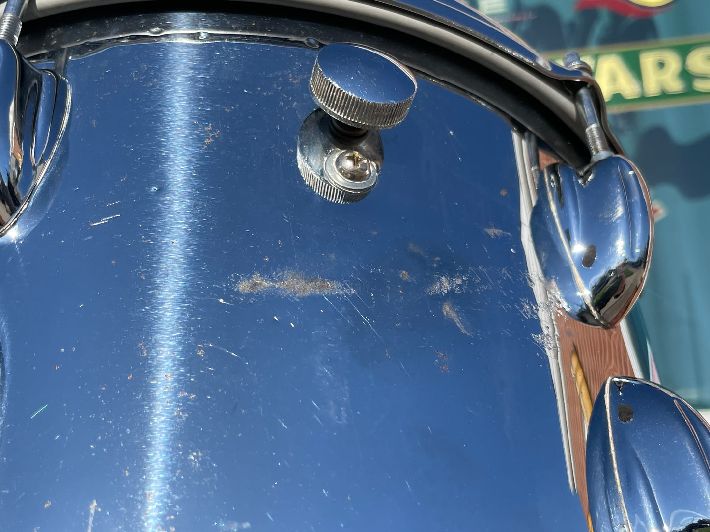 1970s Slingerland No. 9N Modern Jazz Outfit Drum Set Chrome Over Wood 20/12/14