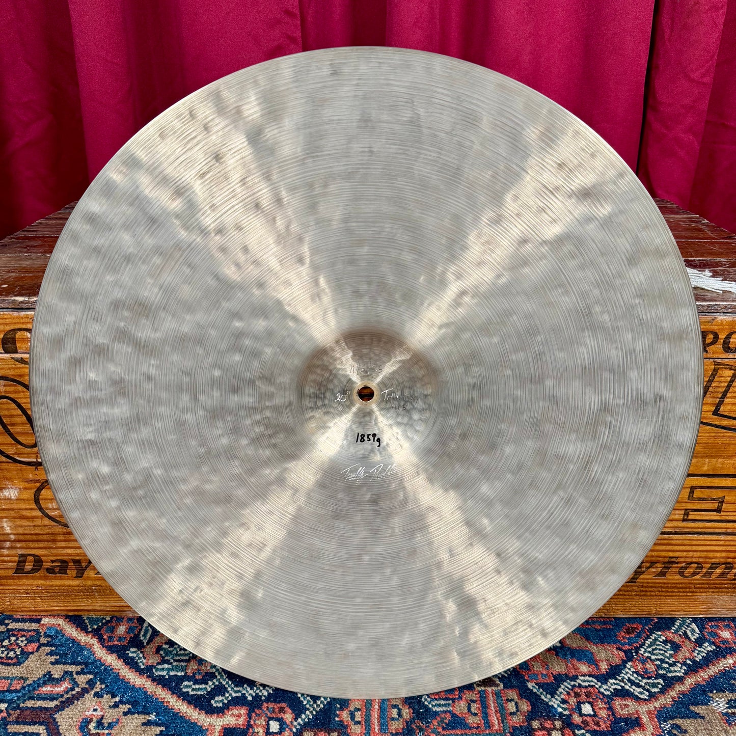 20" Timothy Roberts Tributary HFB Ride Cymbal 1859g *Video Demo*