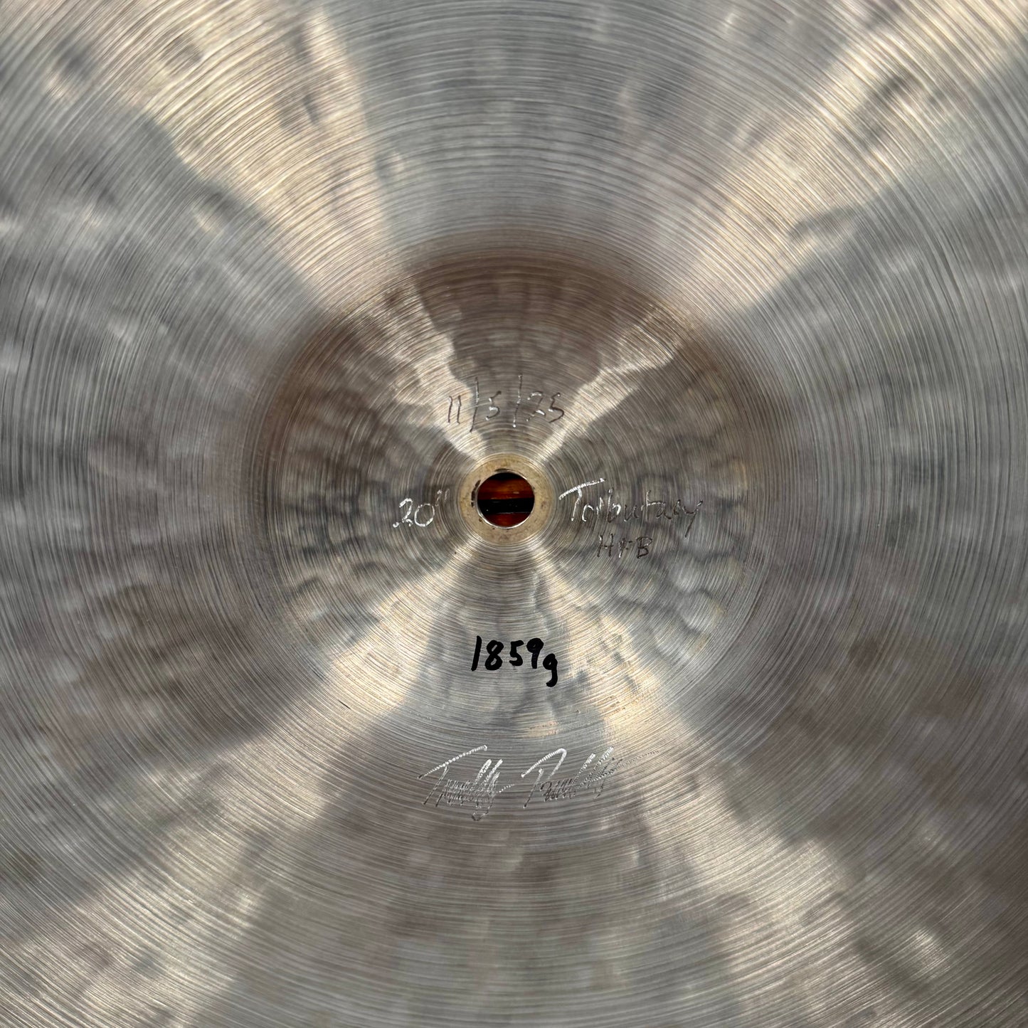 20" Timothy Roberts Tributary HFB Ride Cymbal 1859g *Video Demo*
