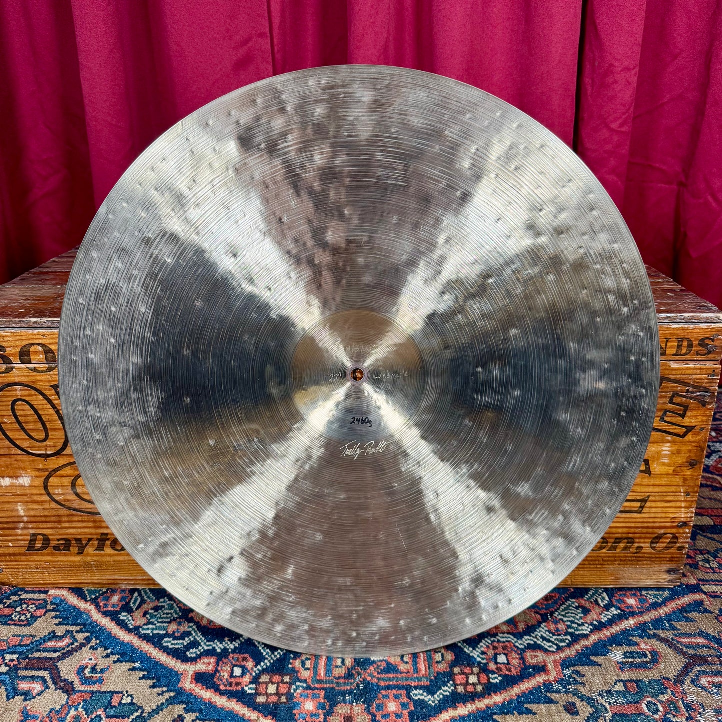 22" Timothy Roberts Landmark Ride Cymbal 2460g *Video Demo*