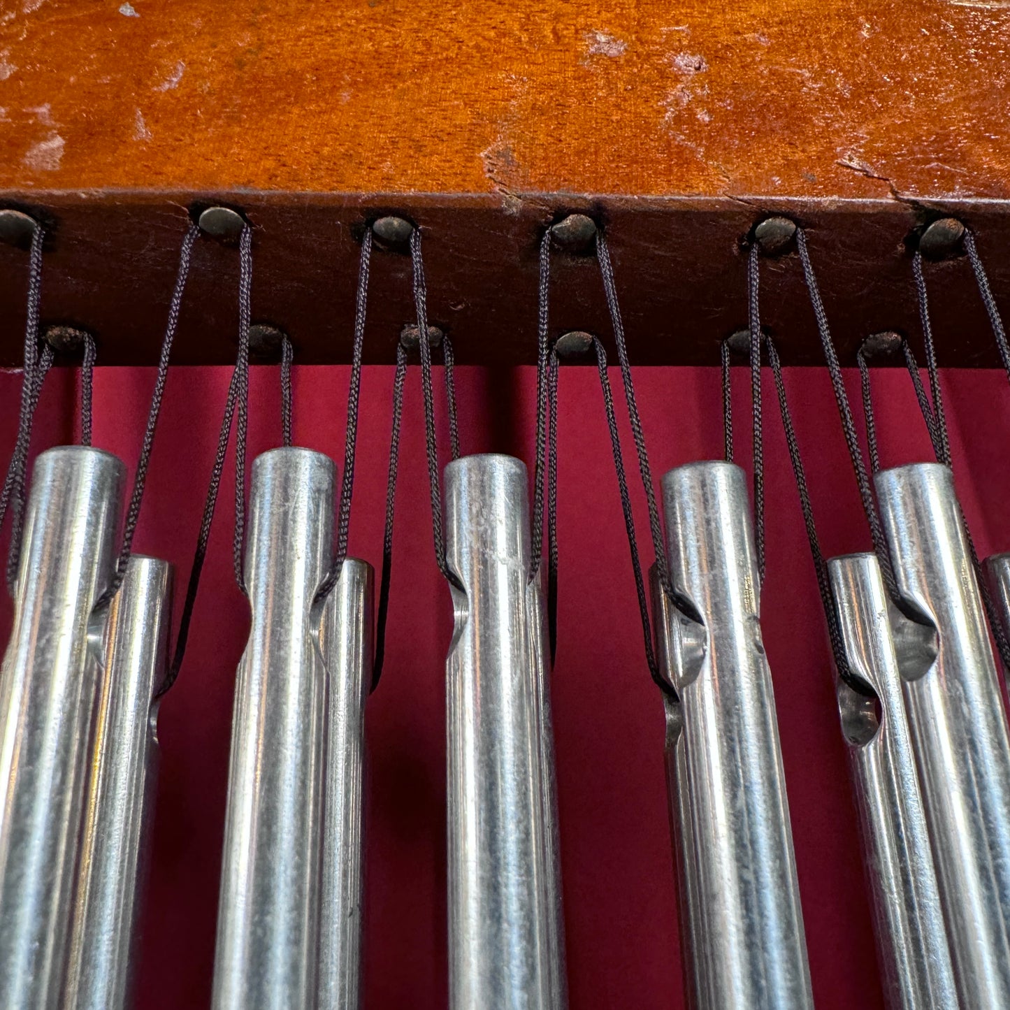 Vintage Double Row 72 Solid Bar Chimes