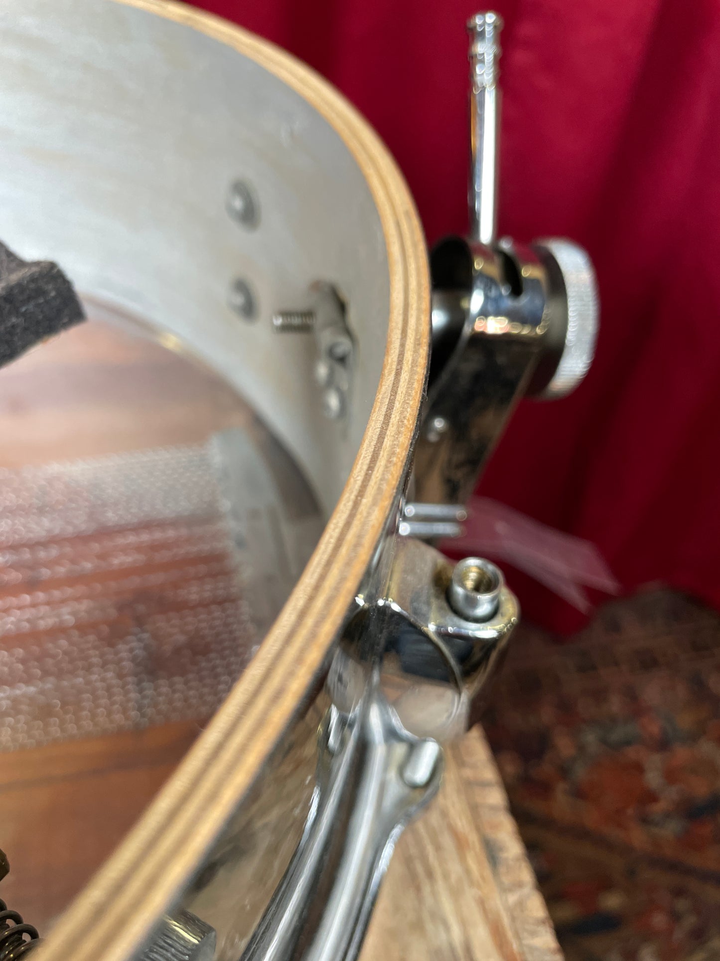 1960s Gretsch 4x14 Progressive Jazz X4175 Snare Drum Black Diamond Pearl