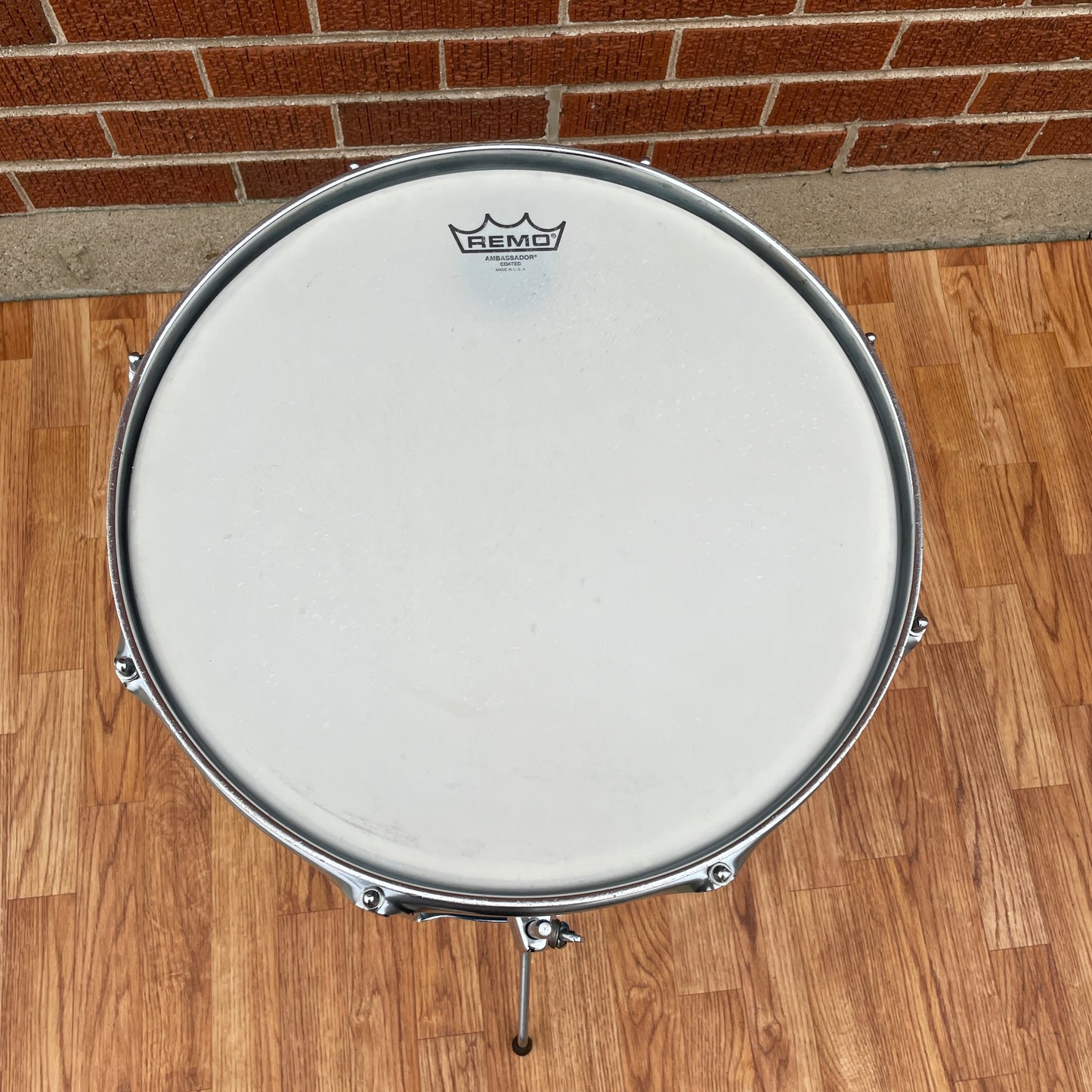 1960s Ludwig 12x15 Floor Tom Tenor Drum Conversion Blue Sparkle Pre-Serial