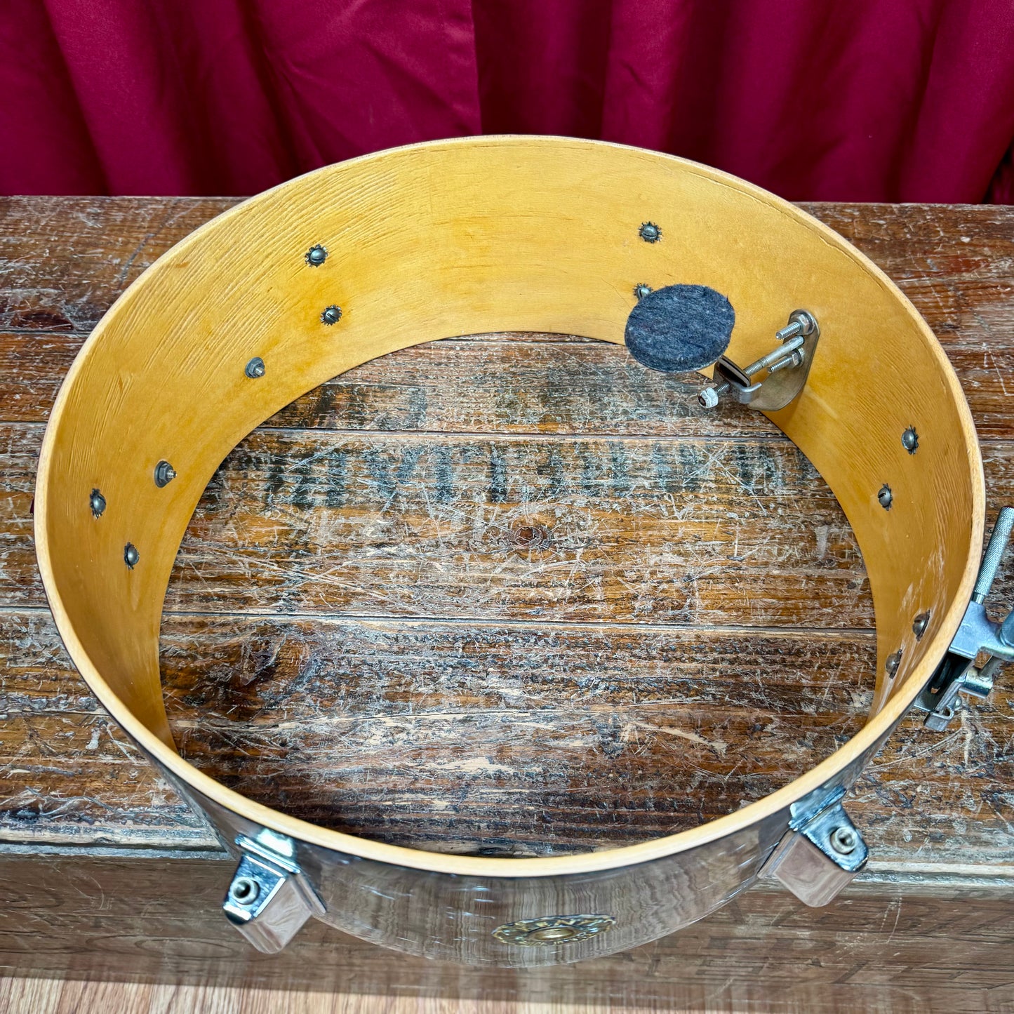 1960s Kent 5x14 No. 715 Snare Drum Black Diamond Pearl