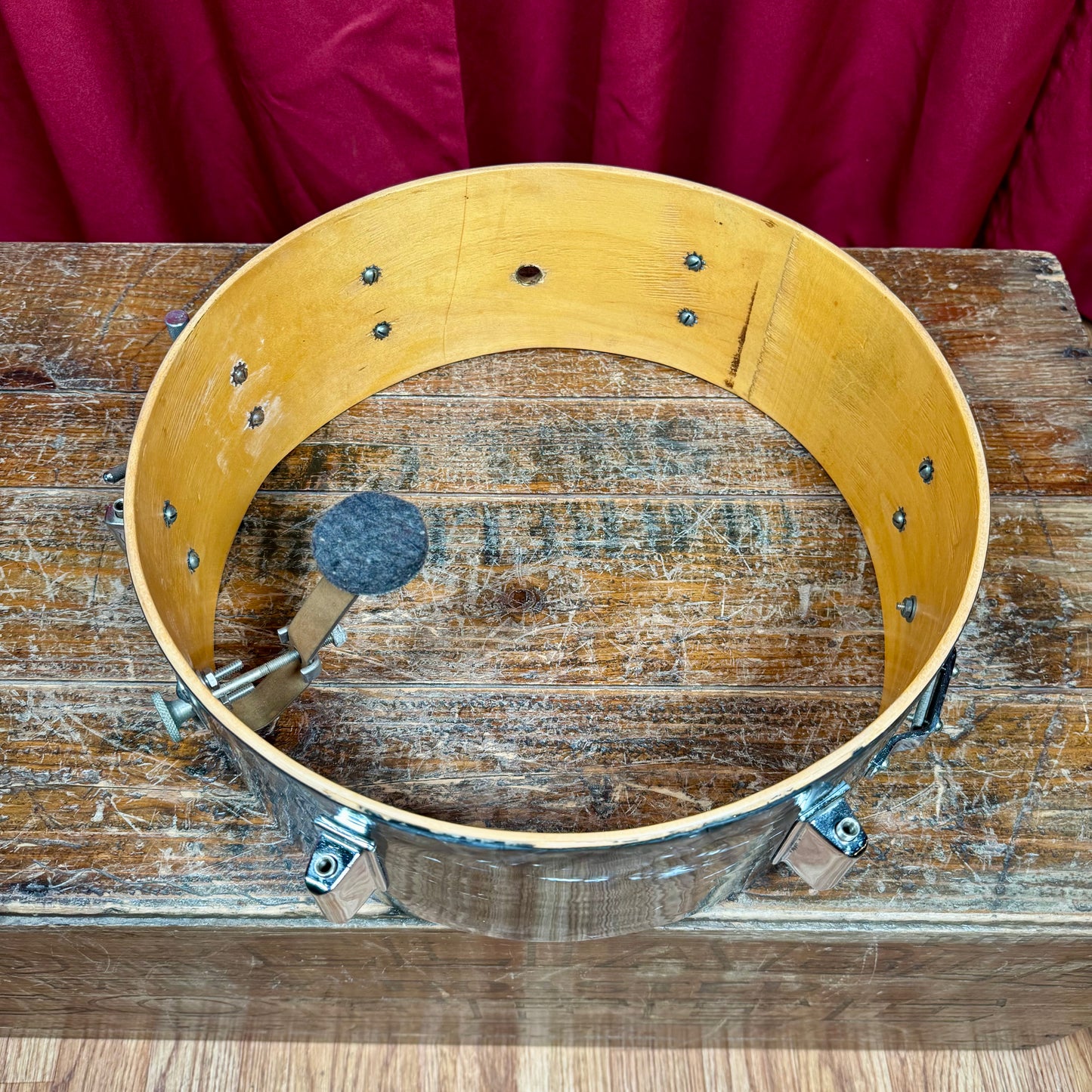 1960s Kent 5x14 No. 715 Snare Drum Black Diamond Pearl