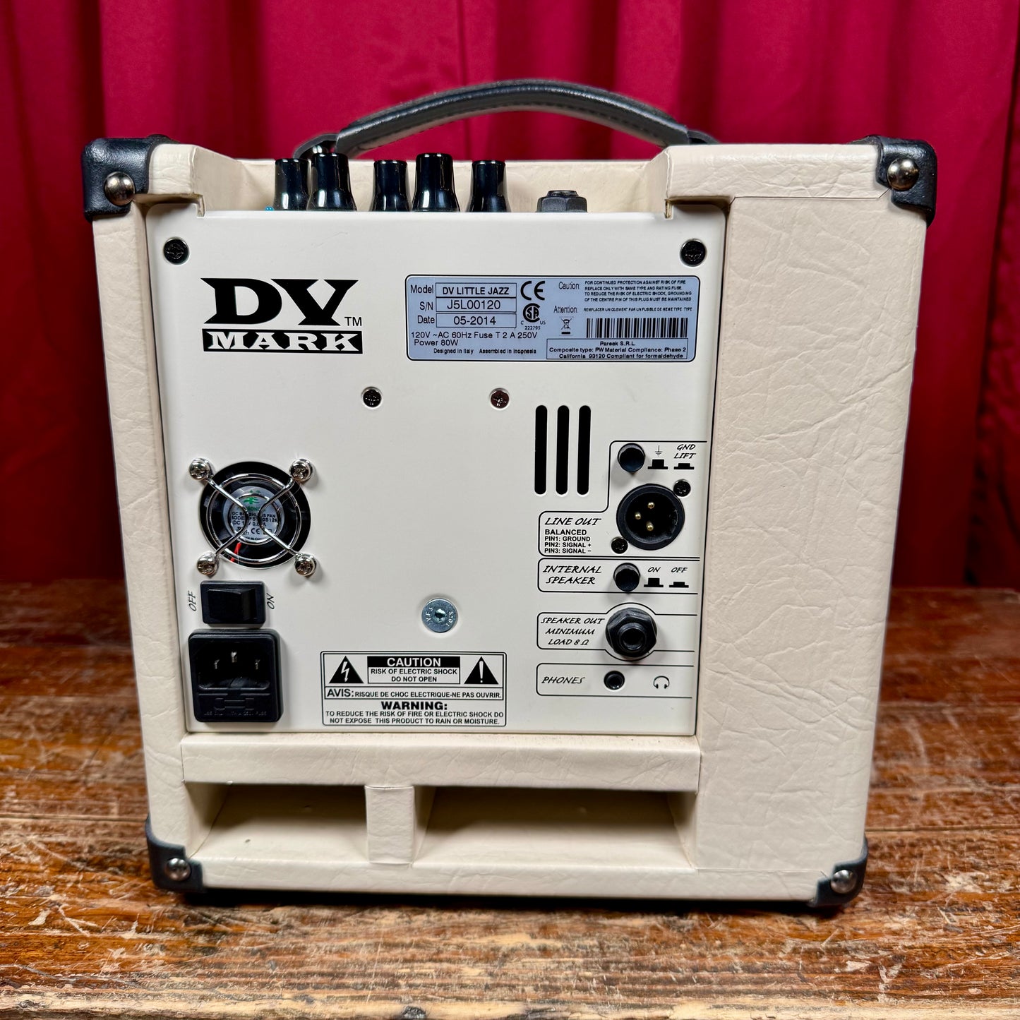 DV Mark DV Little Jazz 50 Watt 1x8 Guitar Combo Amplifier Cream