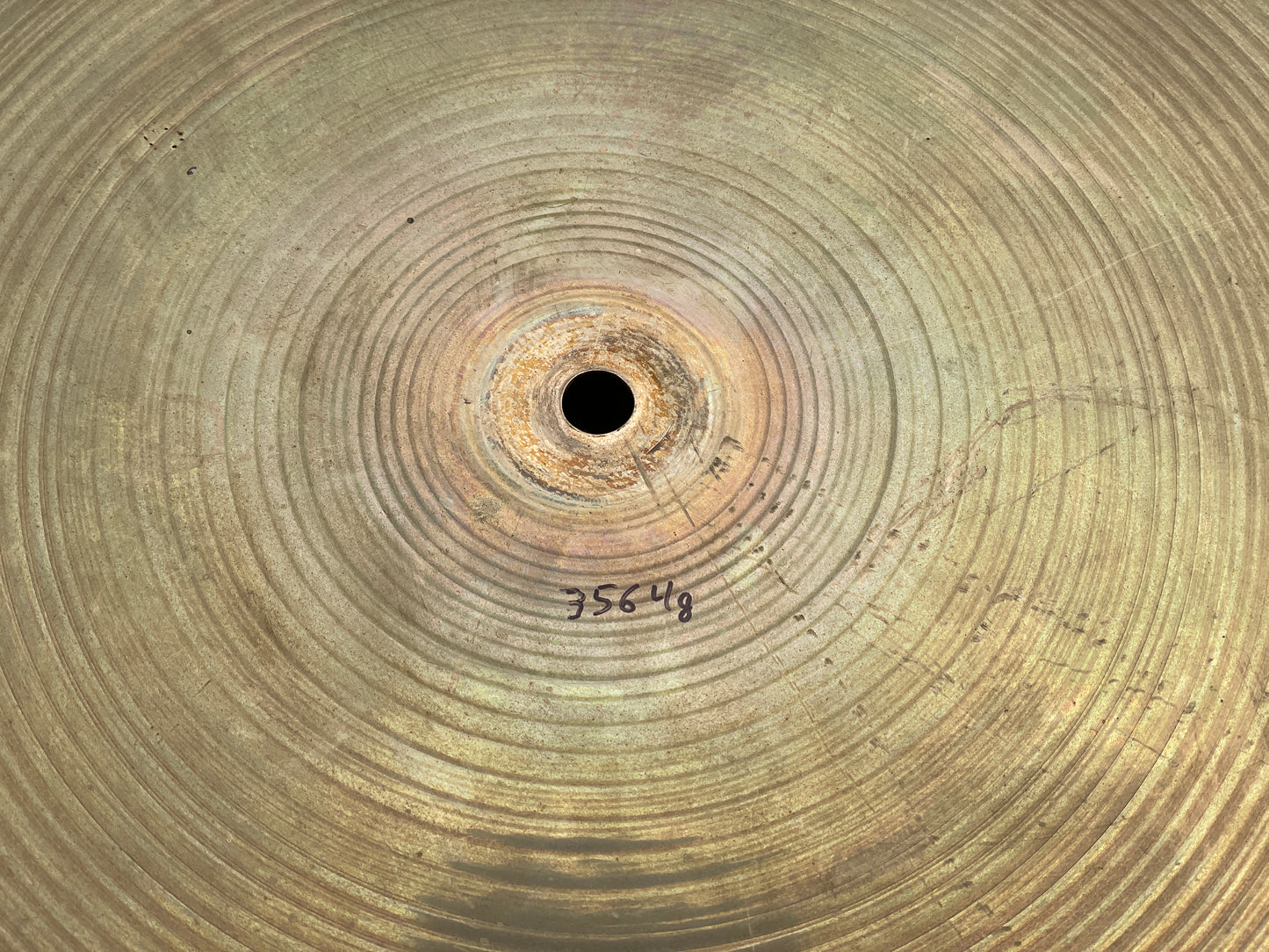 22" A. Zildjian & CIE Constantinople 1970s Flat Ride Cymbal 3564g *Video Demo*
