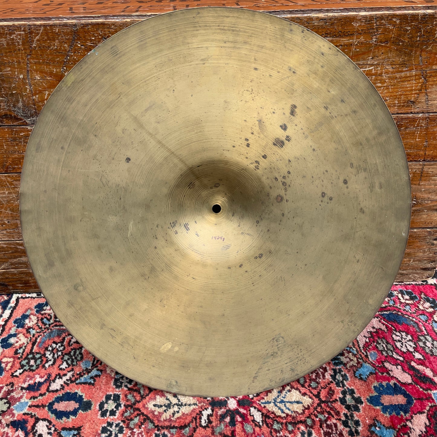 20" Made in Japan 1960s K Ride Cymbal 1424g *Video Demo*