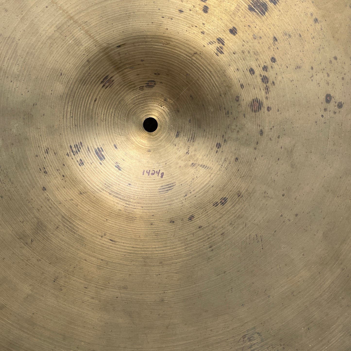 20" Made in Japan 1960s K Ride Cymbal 1424g *Video Demo*