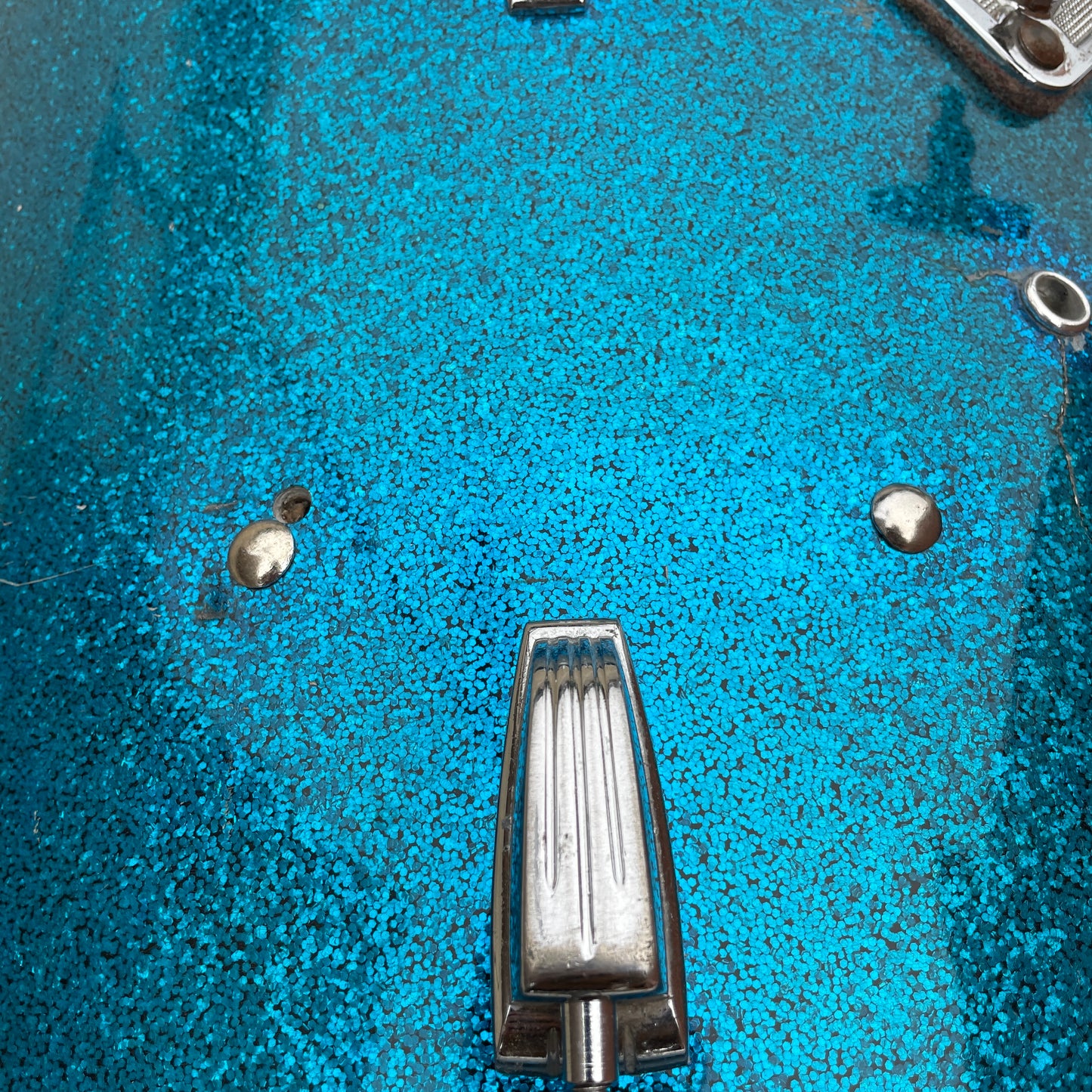 1959 WFL Ludwig 14x20 Bass Drum Blue Sparkle